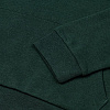 Толстовка с капюшоном унисекс Hoodie, темно-зеленый меланж с нанесением логотипа