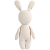 Игрушка Beastie Toys, заяц с белым шарфом с нанесением логотипа