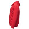 Толстовка мужская Hooded Full Zip красная с нанесением логотипа