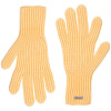 Перчатки Bernard, желтые с нанесением логотипа