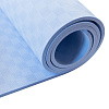 Коврик для фитнеса Tiler, голубой с нанесением логотипа
