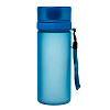 Бутылка для воды Simple, синяя с нанесением логотипа