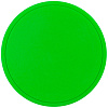 Лейбл из ПВХ Dzeta Round, L, зеленый неон с нанесением логотипа