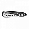 Нож Skeletool KBX, стальной с черным с нанесением логотипа