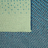 Плед Dreamshades, синий с зеленым с нанесением логотипа