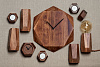 Часы настенные Wood Job с нанесением логотипа