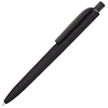 Ручка шариковая Prodir DS8 PRR-Т Soft Touch, черная с нанесением логотипа