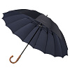 Зонт-трость Big Boss, темно-синий с нанесением логотипа