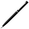Ручка шариковая Euro Chrome, черная с нанесением логотипа