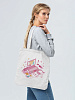 Холщовая сумка «Осака. Юке», молочно-белая с нанесением логотипа