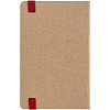 Ежедневник Eco Write Mini, недатированный, с красной резинкой с нанесением логотипа