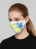 Набор масок для лица с термонаклейками Crazy World с нанесением логотипа