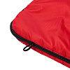 Спальный мешок Capsula, красный с нанесением логотипа