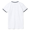 Рубашка поло женская Practice Women 270, белая с темно-синим с нанесением логотипа