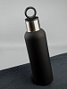 Термобутылка Sherp, черная с нанесением логотипа