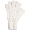 Перчатки Loren, ванильно-белые с нанесением логотипа