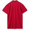 Рубашка поло мужская SUMMER 170, красная с нанесением логотипа