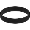 Силиконовый браслет Valley, черный с нанесением логотипа