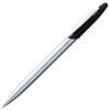 Ручка шариковая Dagger Soft Touch, черная с нанесением логотипа