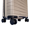 Чемодан Lightweight Luggage M, бежевый с нанесением логотипа