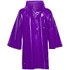 Дождевик-плащ CloudTime, фиолетовый с нанесением логотипа