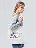 Холщовая сумка «Цифровые стихи. Японская поэзия», молочно-белая с нанесением логотипа