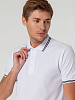 Рубашка поло Virma Stripes, белая с нанесением логотипа