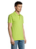 Рубашка поло мужская SUMMER 170, зеленое яблоко с нанесением логотипа