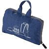 Складной рюкзак Bagpack, синий с нанесением логотипа