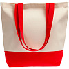 Холщовая сумка Carmen and Сarwoman, красная с нанесением логотипа