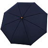 Зонт складной Nature Mini, синий с нанесением логотипа