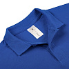 Рубашка поло ID.001 ярко-синяя с нанесением логотипа