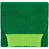 Шарф Snappy, зеленый с салатовым с нанесением логотипа