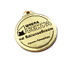 Медали на выпускной школа Бенуа Санкт-Петербурга d50 с нанесением логотипа