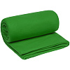 Плед-спальник Snug, зеленый с нанесением логотипа