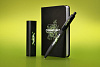 Ручка шариковая Prodir DS8 PRR-Т Soft Touch, черная с нанесением логотипа