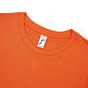 Футболка женская REGENT WOMEN, оранжевая с нанесением логотипа
