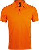 Рубашка поло мужская PRIME MEN 200 оранжевая с нанесением логотипа