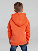 Толстовка детская Stellar Kids, оранжевая с нанесением логотипа
