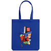 Холщовая сумка Architectonic, ярко-синяя с нанесением логотипа