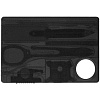 Набор инструментов SwissCard Lite, черный с нанесением логотипа