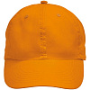 Бейсболка METEOR неоново-оранжевая с нанесением логотипа