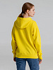 Толстовка с капюшоном SLAM 320, лимонно-желтая с нанесением логотипа