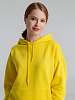 Толстовка с капюшоном SLAM 320, лимонно-желтая с нанесением логотипа
