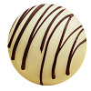 Шоколадная бомбочка «Белый шоколад» с нанесением логотипа