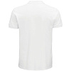 Рубашка поло мужская Planet Men, белая с нанесением логотипа