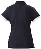 Рубашка поло женская ANTREVILLE, темно-синяя с нанесением логотипа