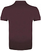 Рубашка поло мужская PRIME MEN 200 бордовая с нанесением логотипа