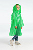 Дождевик-плащ детский BrightWay Kids, зеленый с нанесением логотипа