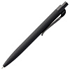 Ручка шариковая Prodir QS03 PRP Tyre Soft Touch, черная с нанесением логотипа